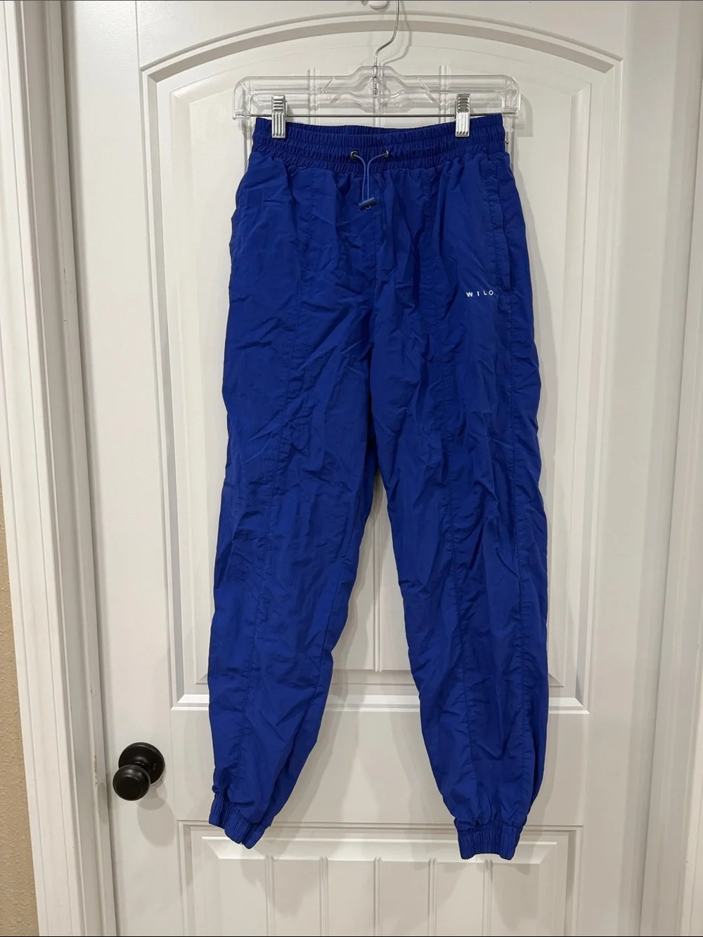 EUC Blue Women's Parachute Joggers - Wilo the Label